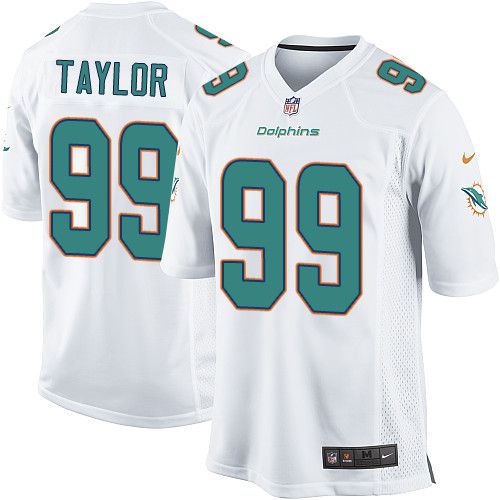 Men Miami Dolphins #99 Jason Taylor Nike White Game Retired Player NFL Jersey->miami dolphins->NFL Jersey